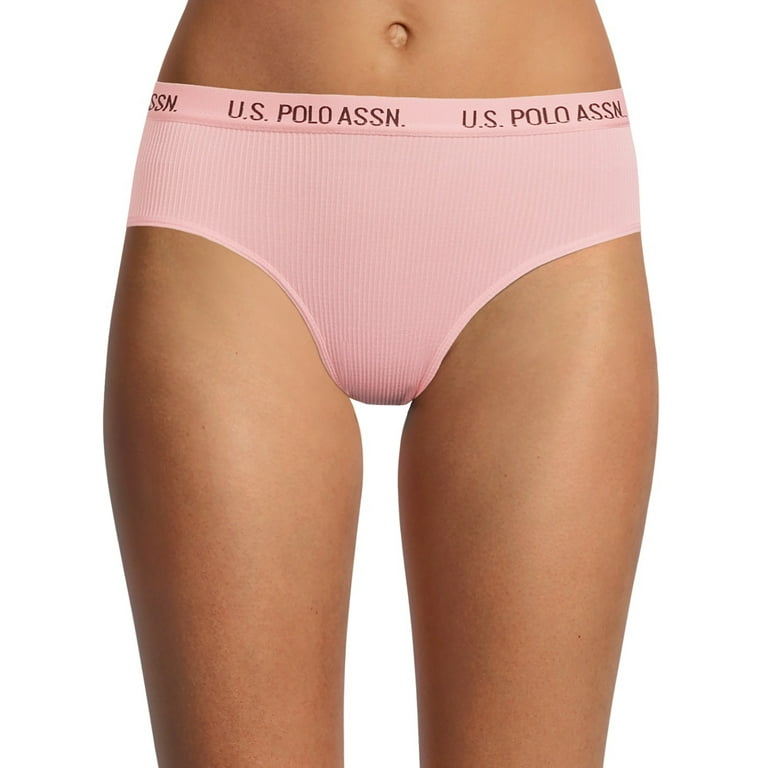 U.S. Polo Assn. Women's Seamless Hipster Panties, 3-Pack 