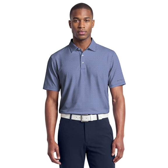 Ben Hogan Men's & Big Men's Performance Geo Polo Short Sleeve Polo Shirt, up to 5XL