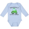 thumbnail image 3 of Inktastic Grandpa's Little Farmer Green Tractor Boys or Girls Long Sleeve Baby Bodysuit, 3 of 5