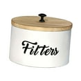 thumbnail image 4 of yuksok Farmhouse Coffee Filter Stand Food Storage Container Jar for Tea Coffee Home white, 4 of 9