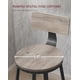 thumbnail image 3 of VASAGLE Taburete Alto, Juego de 2, Taburetes Altos de Cocina, con Respaldo, Asiento de 73 cm de Altura, Fácil Montaje, Estructura de Acero, Estilo Industrial, Greige y Negro, 3 of 6