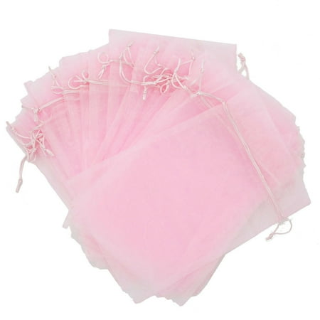 Fabric Party Bags Organza Bags Fabric Gift Favor Party Bags Drawstring (30 Pieces) - Large 8.75