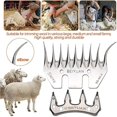 thumbnail image 2 of Sheep Clipper, Stainless Steel Sheep Clipper, Electric Wool Shears, Animal Goat Sheep Sheep (9 Teeth Scimitar), 2 of 5