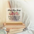thumbnail image 5 of Best Boss Lady Gifts for Women, Thank You Gifts for Boss Lady, Boss Lady Appreciation Gift, Dear Boss Lady Acrylic Desk Sign Decor 4x4 Inch, 5 of 7