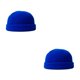 thumbnail image 2 of Sombrero de hilo de punto de invierno sweethay Unisex gorras de cabeza corta transpirables Azul 2Conjunto, 2 of 6