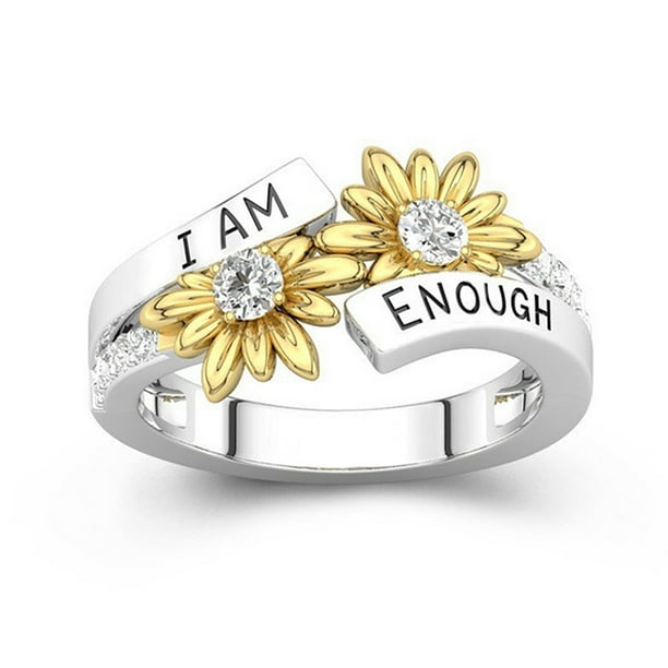 Anillo inglés de moda con diamantes de imitación para fiesta, boda, compromiso, novia, anillos apilables, joyería de bolsillo para mujeres y Ropa, zapatos y accesorios Miscelánea Tamaño 10 Minnieouse AP011333-06B