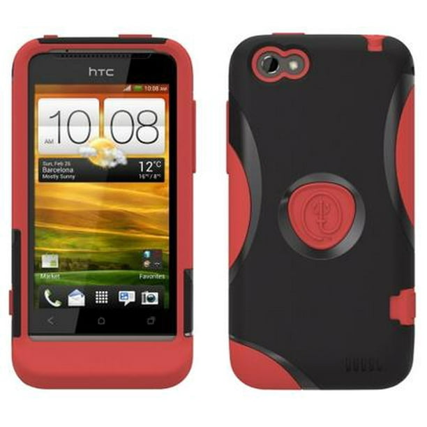Trident - Étui de Protection pour HTC ONE V - Rouge