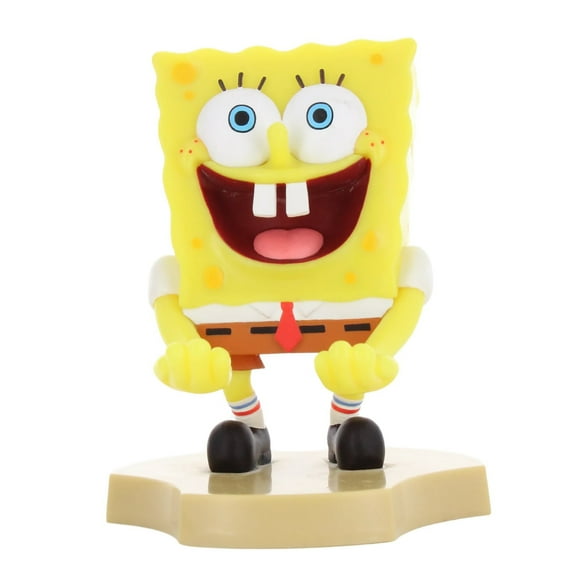 Exquisite Gaming: Holdems: Spongebob - Earbud & Phone Holder, Cable Guys, 4.5" Mini Collectible With a Twist, TV Series Licensed Figure