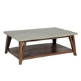 thumbnail image 6 of Alaterre Brookside 48"W Wood and Concrete-Coated Top Wood Coffee Table, 6 of 16
