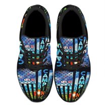 Camping World Shoes Women's Fashion Sneakers Tennis Running Shoes for Men Women Black Size 3.5