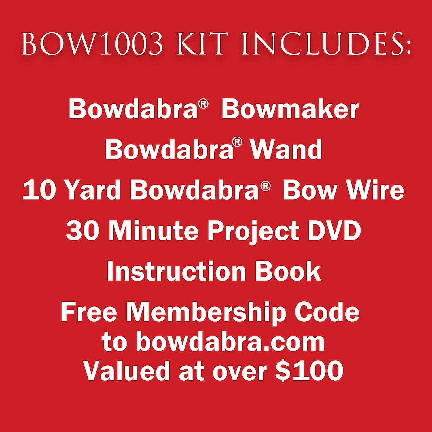 Bowdabra MINI Bow Maker Tool - Crafting, Ribbon, DIY Bows Gifts Wrapping  BOW2100