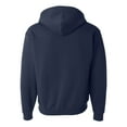 thumbnail image 3 of JERZEES 994MR NuBlend Quarter-Zip Hooded Sweatshirt-J. Navy-S, 3 of 3