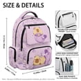 thumbnail image 7 of HUIACONG Capybara Mermaid Backpack, Lovely Ocean Style School Bookbag for Age 12-18, Water Repellent Durable Backpack for Teens Travel & Daily, 7 of 7