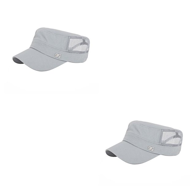 Qarigey Gorra de béisbol ajustable para exteriores, sombrero de malla plana transpirable, sombreros para el sol para hombres Type6 NO6 Qarigey CBP011067