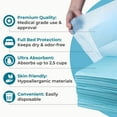 thumbnail image 4 of Nurture 40 XXL Heavy Duty Ultra Absorbent Bed Pads with Adhesive, 36 x 36 Disposable Chux Liners, Underpads, Adult Incontinence Hospital Grade Chucks, 4 of 10