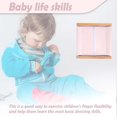 thumbnail image 3 of Tabla de aprendizaje de vestimenta Montessori YunHe XinQiao de 1 a 3 años, 3 of 7