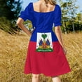 thumbnail image 4 of 2024 Flag of Haiti Dress dresses ladies summer summer dress daily, 4 of 7