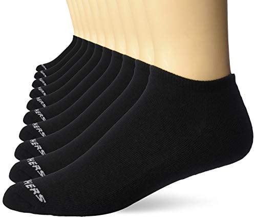skechers mens black socks