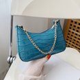 thumbnail image 3 of Vintage mujer PU cocodrilo patrón axila bolsa cadena Hobos bolso (azul) Tmvgtek Para estrenar, 3 of 8