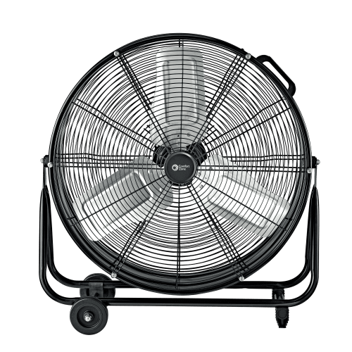 black industrial fan