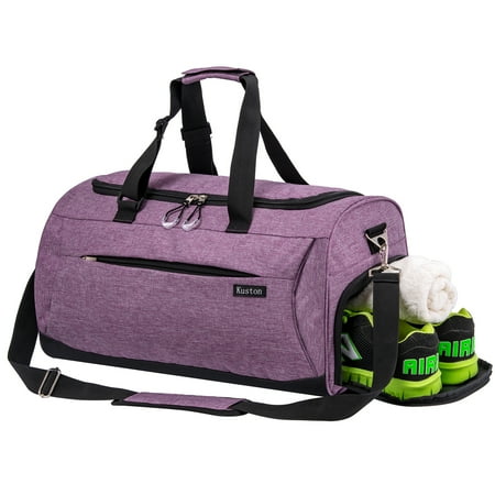 

Kuston Sports Gym Bag with Shoes Compartment for Men and Women