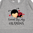 thumbnail image 3 of Inktastic Loved by Grandma Ladybug Baby Sweatshirt, 3 of 4