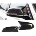 thumbnail image 4 of 2 Pcs Carbon Fiber Style Rear Mirror Cover Cover Cap Caps for E84 F20 F21 F22 F30, 4 of 5