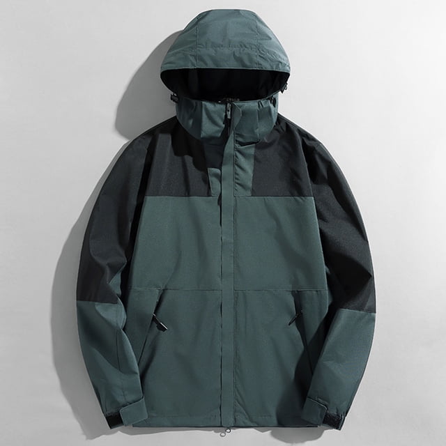 Chaquetas y abrigos casuales con capucha de manga larga para mujer, con gorra desmontable y resistente al viento, gruesa, tres en uno, para deportes al aire libre, cálida, para mujer.