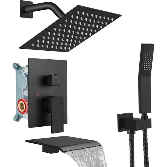 Sprayer Attachment Square Bathtub Faucet