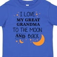 thumbnail image 4 of Inktastic I Love My Great Grandma to the Moon and Back Boys or Girls Toddler T-Shirt, 4 of 5