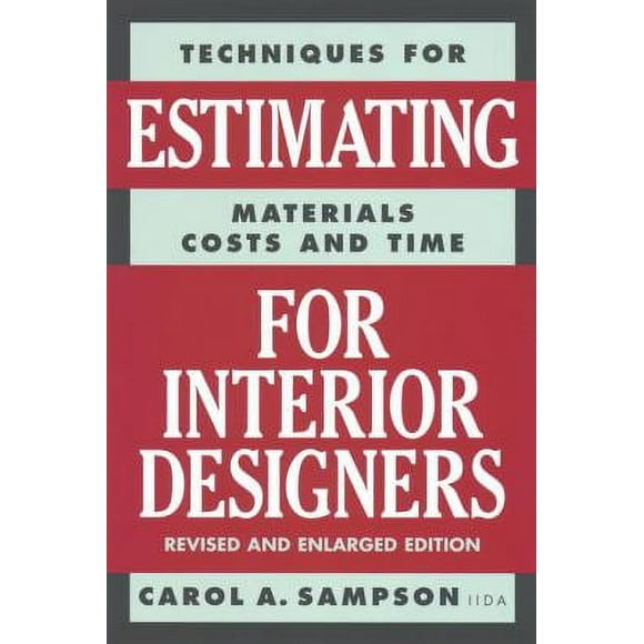 Pre-Owned Estimating for Interior Designers (Paperback) 0823016293 9780823016297