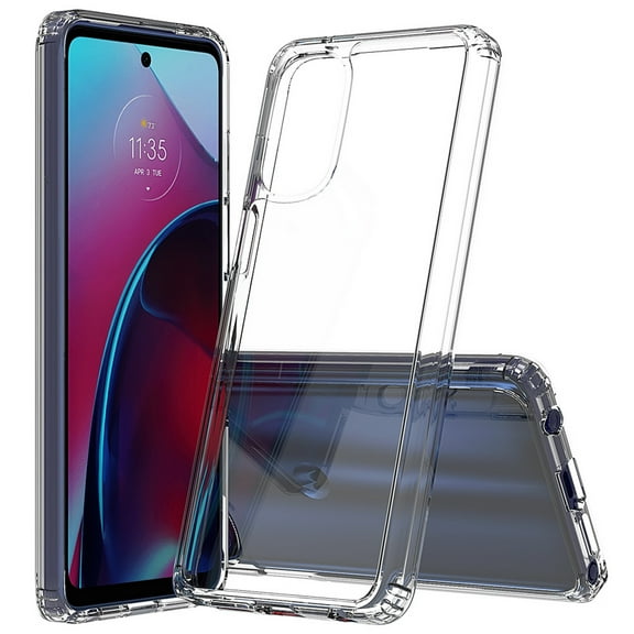 Clear Case for Moto G Stylus 4G 2022, Aquaflex Semi-Flexible TPU [Shock Absorbing] Transparent Phone Cover for Motorola G Stylus 4G (2022)