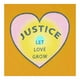 thumbnail image 3 of Playera Para Niña Justice Manga Corta Estampado Corazon Aamarillo Talla 10, 3 of 3