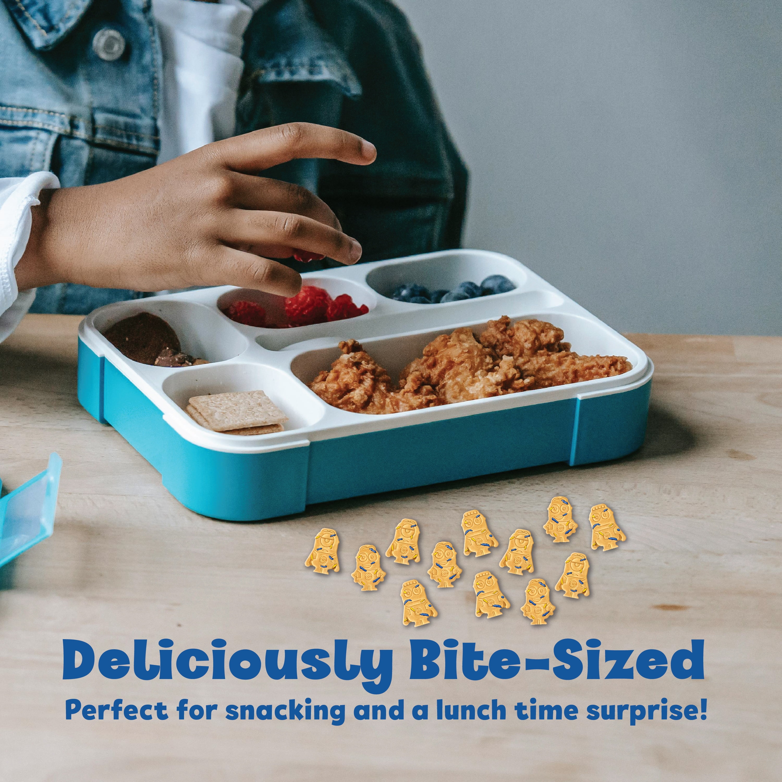 Snackorama Minions Sprinkle Blast Baked Cookies, Vanilla Flavor with Sprinkles, 10 oz Box (Shelf-Stable)