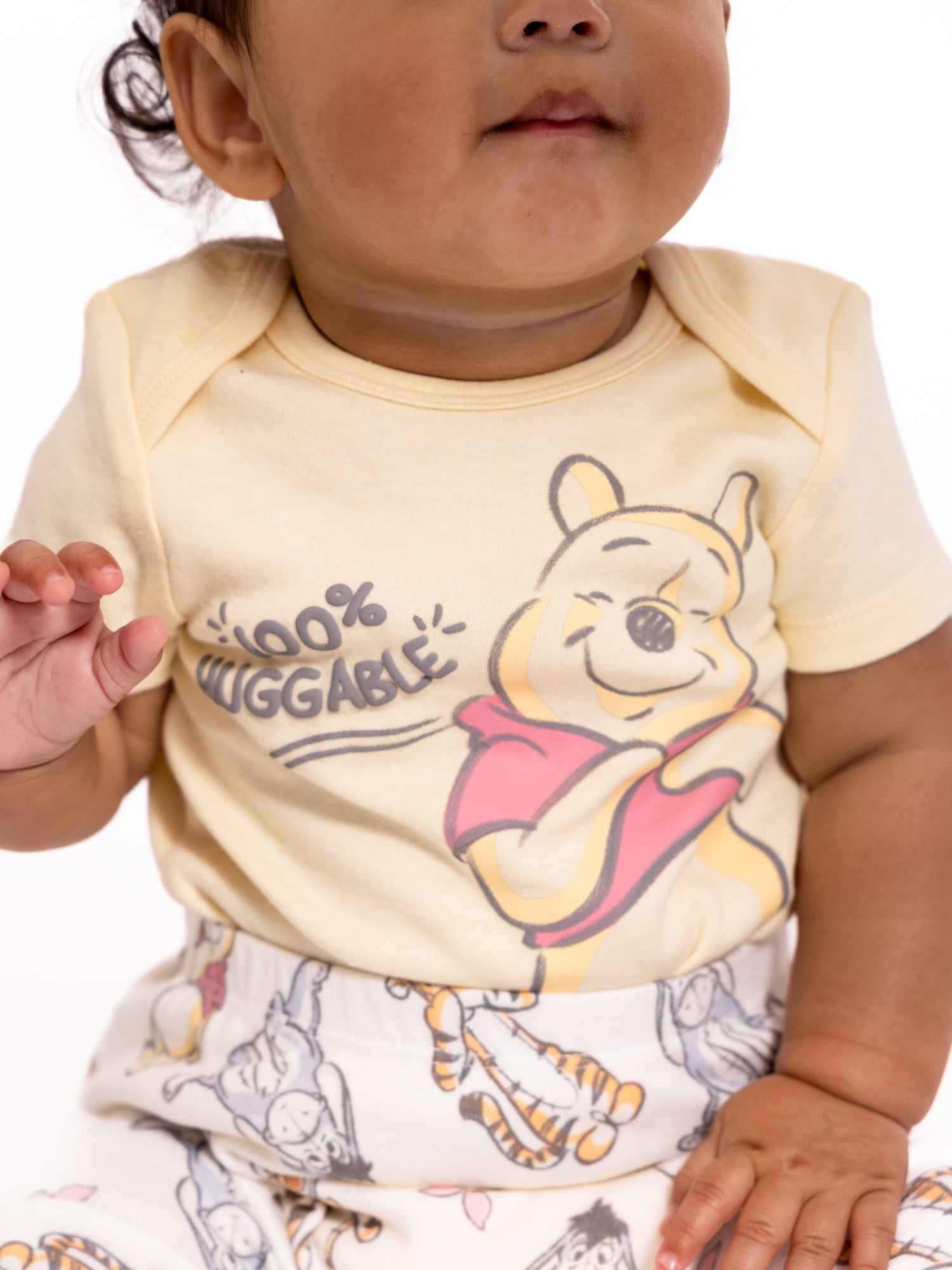 Disney Baby Wishes + Dreams Character Infant Baby Short Sleeve Bodysuits, 3-Pack, Sizes Newborn-12 Months