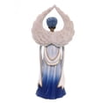 thumbnail image 2 of Black Art Serenity Angel Blue Polyresin Prayer Religious Culture 16207, 2 of 3