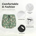thumbnail image 6 of Fotbe Mushrooms Gnome Womens High Waist Running Shorts Athletic Workout Quick Dry Shorts for Women with Pockets Gym Yoga Summer Shorts-Small, 6 of 9