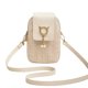 thumbnail image 2 of Bolso cruzado tejido con paja Mini bolso para gatos – correa ajustable de nailon, portamóviles de gran capacidad, bolso de viaje de verano blanco caqui marrón, 2 of 6