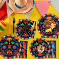 thumbnail image 3 of Platos para fiestas Qyeahkj Mexican Fiesta Plates para 50 invitados, 3 of 8