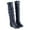 Black, variant on HaiMao Women's Over the Knee Thigh High Boots Clearance Chunky Block Heel Pointed Toe Slouchy Side Zipper Fall Weather Winter Boots White 9.5(43)
