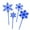 Blue-BU-home supplies, variant on LEFTHIGH Home 40 PC of Snowflake Flag Cocktail Sticks- Ice Picks- Fruit Stick Skewers- Snowflake Fruit Sticks- Dessert Picks- Drink Picks- Decorative Toothpick Skewers Christmas