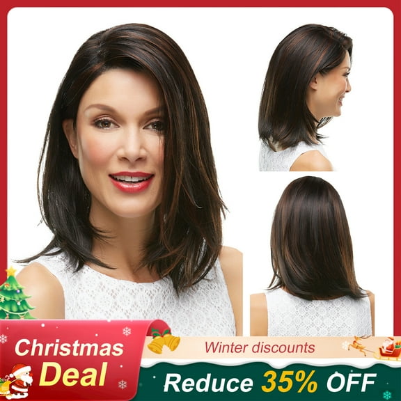 SUCS Lady's New Fashion Medium Straight Hair Wig