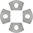 thumbnail image 1 of Oleegame 1PC Placemat 4Pcs Autumn Maple Printed Polyester Placemat Festive Setting Mat Dinner Plate Cup With Heat Insulation Mat Gray, 1 of 3