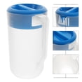 thumbnail image 1 of RENACLIPY Drinking Water Pitcher Blue Plastic for Outdoor Dining in Summer 1Set, 1 of 5