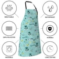 thumbnail image 6 of Bingfone Hawaiian Style Apron Gifts For Men, Women Professional Grade Chef Apron for Kitchen,BBQ & Grill, 6 of 8