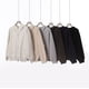 thumbnail image 3 of Autumn/Winter Heavyweight 500g Double-Headed Zipper High Neck Cardigan Jacket Solid Color Loose Casual Hoodie, 3 of 4