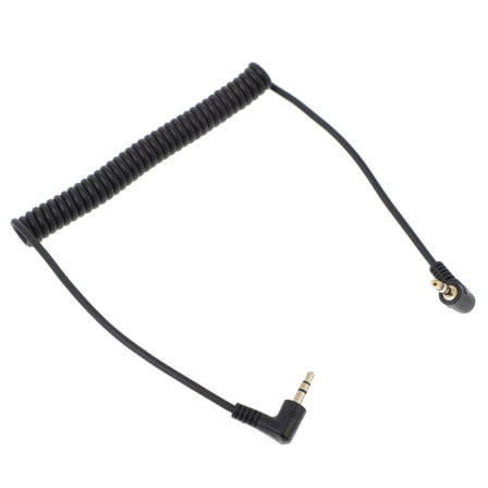 1pc 3.5mm Aux Audio Cable Male to Male Multi purpose Black