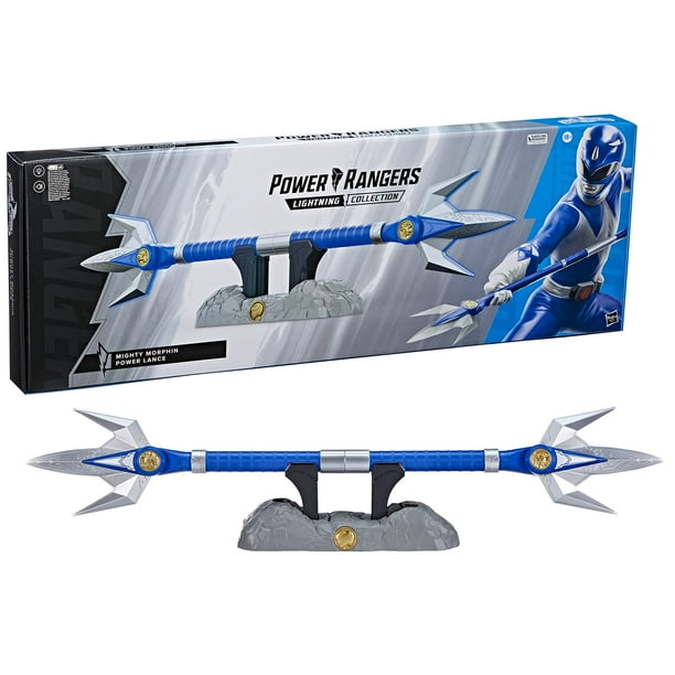 Réplica de accesorios de la colección Lightning de los Power Rangers, Blue Ranger