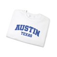 thumbnail image 3 of Austin Texas TX Sweatshirt Gifts Crew Neck Shirt Long Sleeve Unisex, 3 of 7
