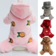 thumbnail image 2 of Exquisite Pattern Pet Clothes - Super Soft Coral Fleece - Winter Pajamas Jumpsuit - Outdoor Decor - Cozy Pet Attire, 2 of 8